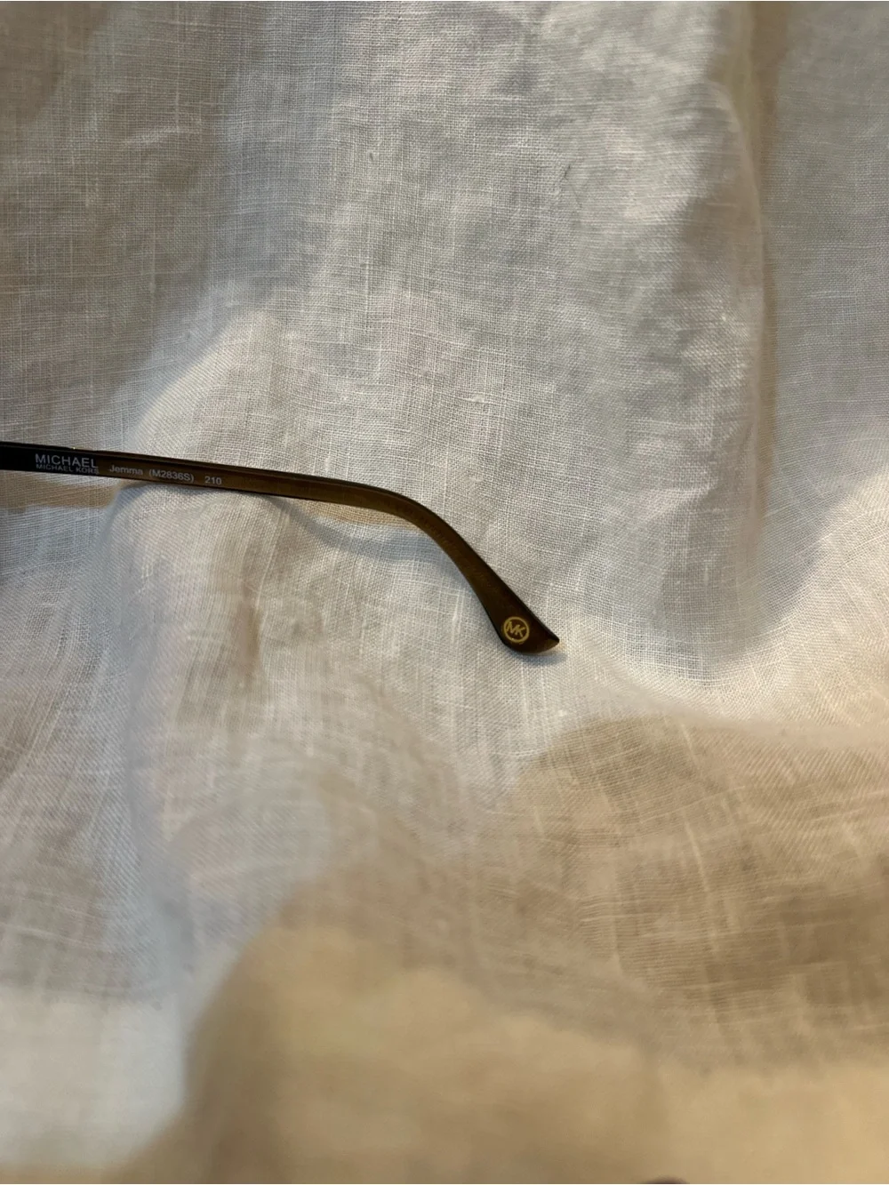 Michael Kors Brown and Gold with Brown Gradient Lenses Aviator Sunglasses